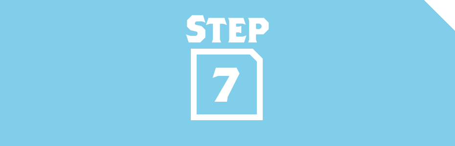 website building process step 7
